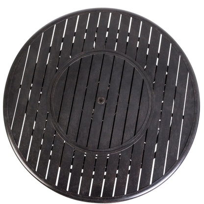 Grand Cooper 44" Round Aluminum Convertible Gas Fire Pit Table
