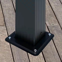 Aluminum Pergola Built for Outdoor Shade, 10x10 Ft Coverage, Retractable Dark Gray Canopy, Modern Frame